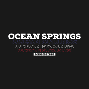 Ocean Springs Mississippi USA Vintage T-Shirt