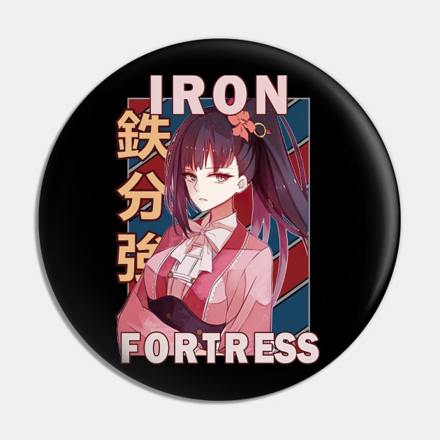 Ayame Yomogawa Of The Iron Fortress Kotetsujo No Kabaneri Retro Pin by CarolIrvine