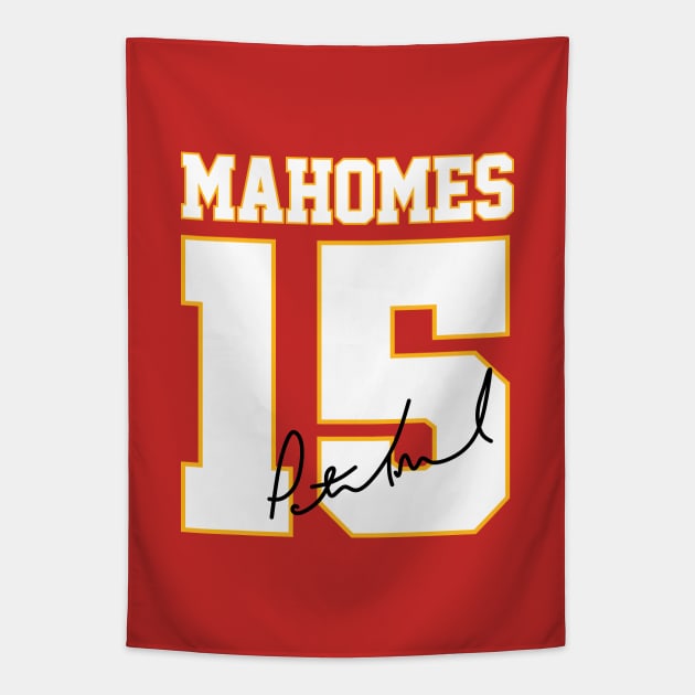 Patrick Mahomes Kansas City Tapestry by GraciafyShine