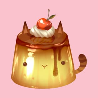 Caramel Kitty Flan T-Shirt