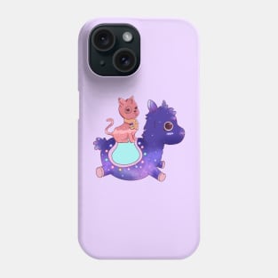 Cute Cat and Alpaca Phone Case