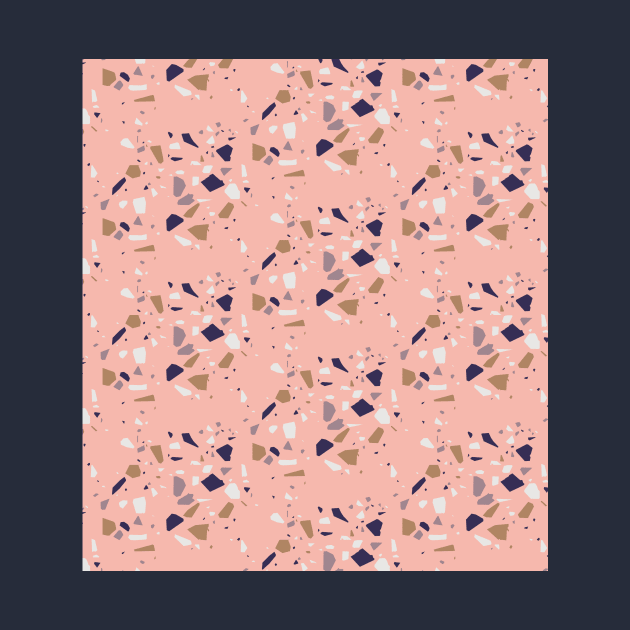 Pink Feminine Terrazzo by Pulpixel