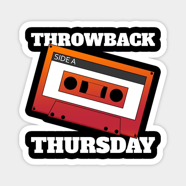 Throwback Thursday Retro Magnet by Crazy Shirts