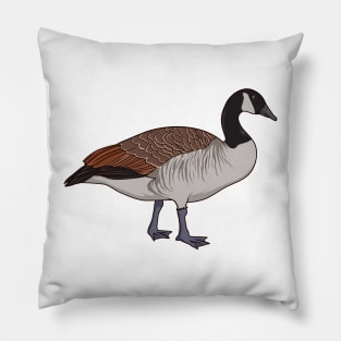 Drawing of a Canada Goose Pillow