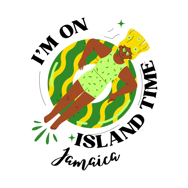 I'm On Island Time Jamaica by PurePrintTeeShop