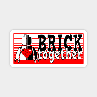 Retro Brick Together Magnet