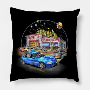 HOT ROD GARAGE Pillow