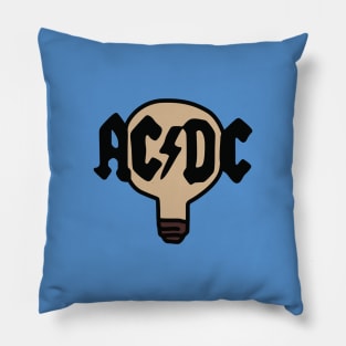Alternating Current Direct Current Pillow