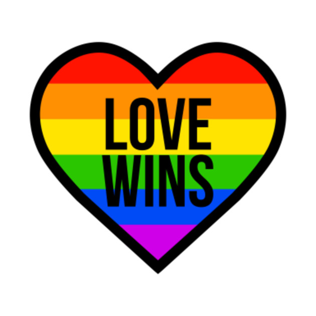 Love Wins gay pride rainbow heart - Gay - Kids T-Shirt ...