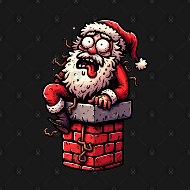 Crazy Santa Claus Stucked by luwakka