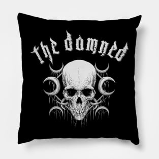damned in the darknes Pillow