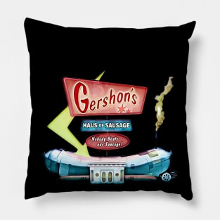 Gershon's Haus of Sausage - Time Machine Tour Pillow