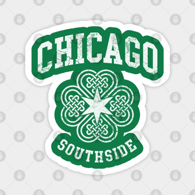 Chicago Southside Irish St Patricks Day Magnet by E