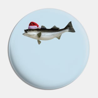 Funny Christmas PJ Shirts | Christmas Bass Fishing T-Shirt & Gifts Pin