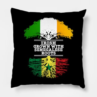 Irish Grown With Senegalese Roots - Gift for Senegalese With Roots From Senegal Pillow