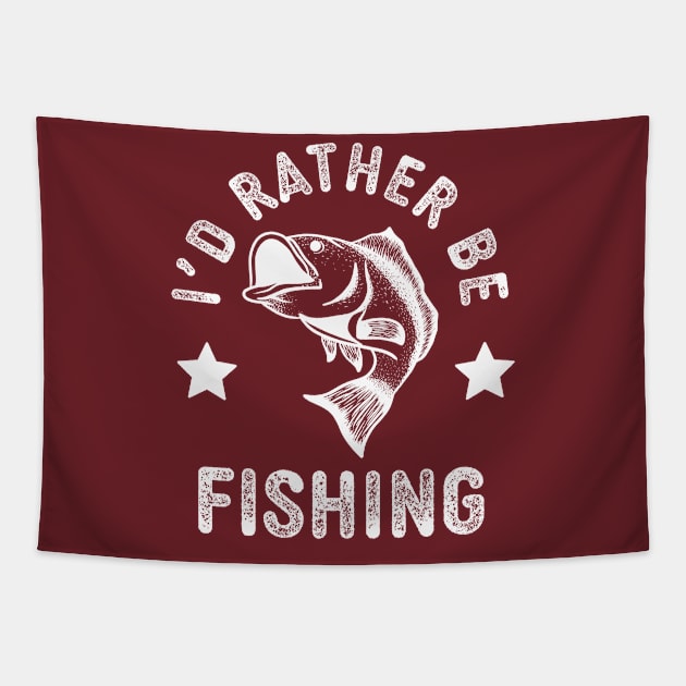 I’d Rather Be Fishing Tapestry by narekmug