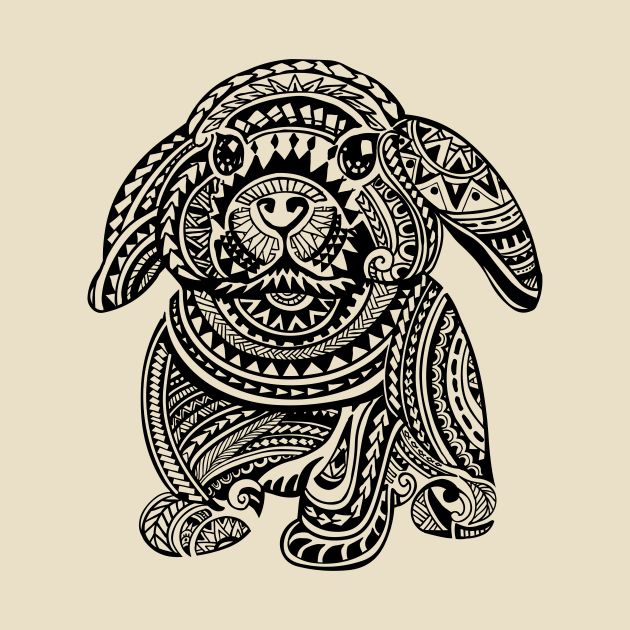 Polynesian Bunny by huebucket