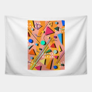 80s pop retro pattern Tapestry