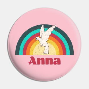 Anna - Vintage Faded Style Pin