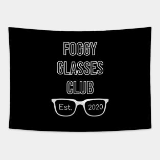 foggy glasses club est. 2020 Tapestry