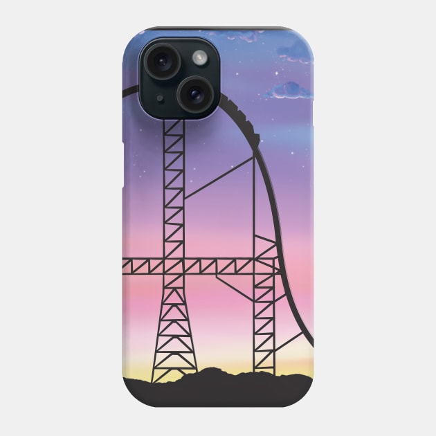 Millennium Force Sunset Phone Case by bettyjane88