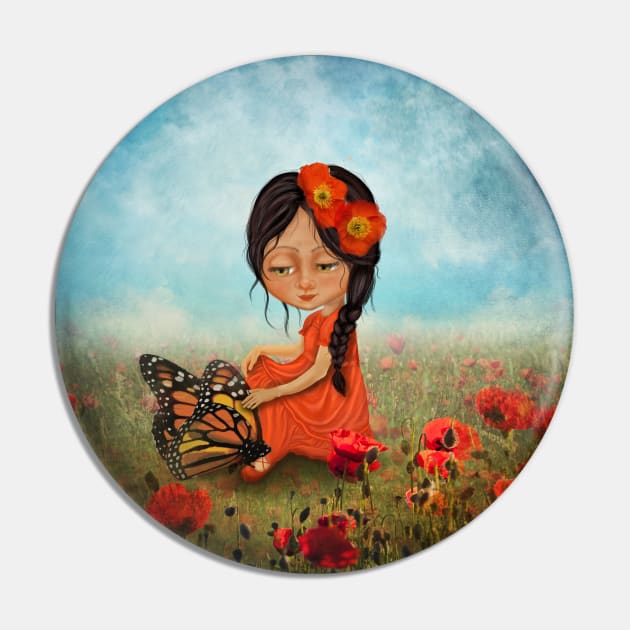 Butterfly Whisperer Pin by Jitterfly