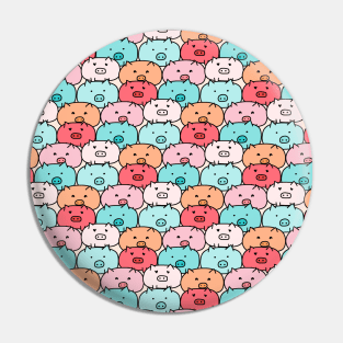 Lovely Pig Pattern Pin