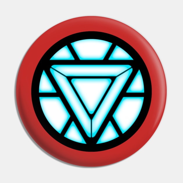 Arc Reactor Pin by MobiusTees