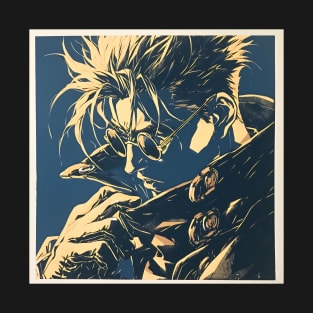 Legendary Gunslinger: Space Western Anime-Manga Adventure T-Shirt