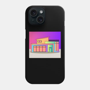 Illustration Dream House Villa Color Effects Phone Case