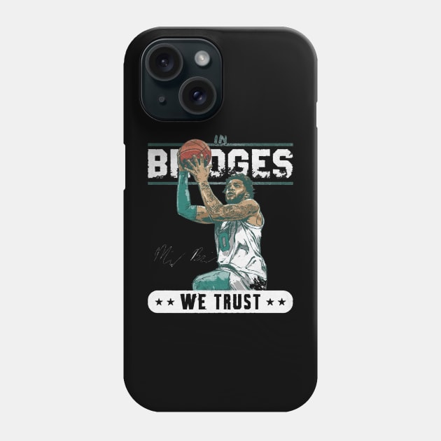 Miles Bridges Charlotte Trust Phone Case by MASTER_SHAOLIN