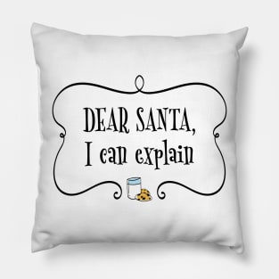 Dear Santa I Can Explain COOKIES Pillow