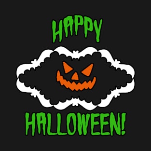 Happy halloween inside bat layer retro T-Shirt