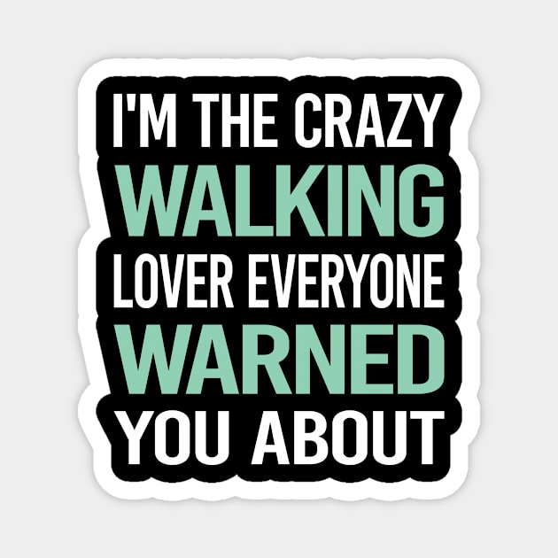 Crazy Lover Walking Magnet by Hanh Tay