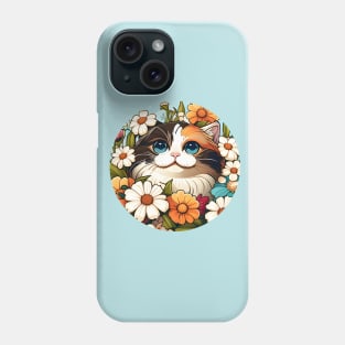 Purrfect Cat Flower - Love Pastel Cat Phone Case