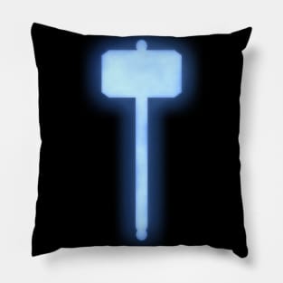 Spiritual Weapon (Blue Hammer) Pillow