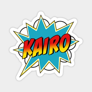 Boys Kairo Name Superhero Comic Book Magnet