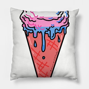 Trans Pride Cone (pocket) Pillow