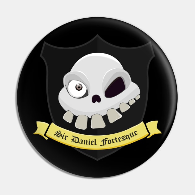 Sir Daniel Fortesque - Medievil Pin by degdesign