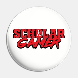 Scholar Gamer Pin