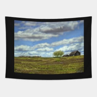 Rural Scene in Northern Maine Tapestry