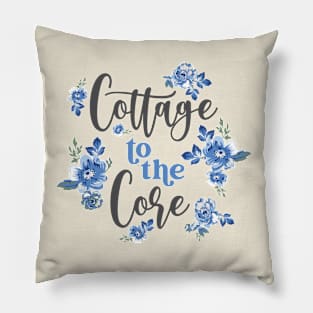 Cottage To The Core Cottagecore Aesthetic Pillow