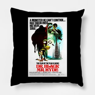 Dr. Black Mr. Hyde Pillow