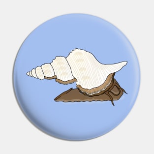 Conch shell (sea snail) Pin