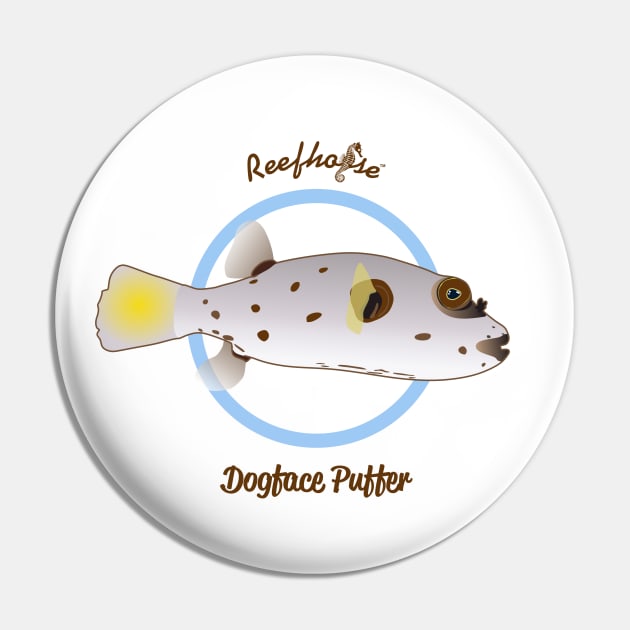 Dogface Puffer Pin by Reefhorse