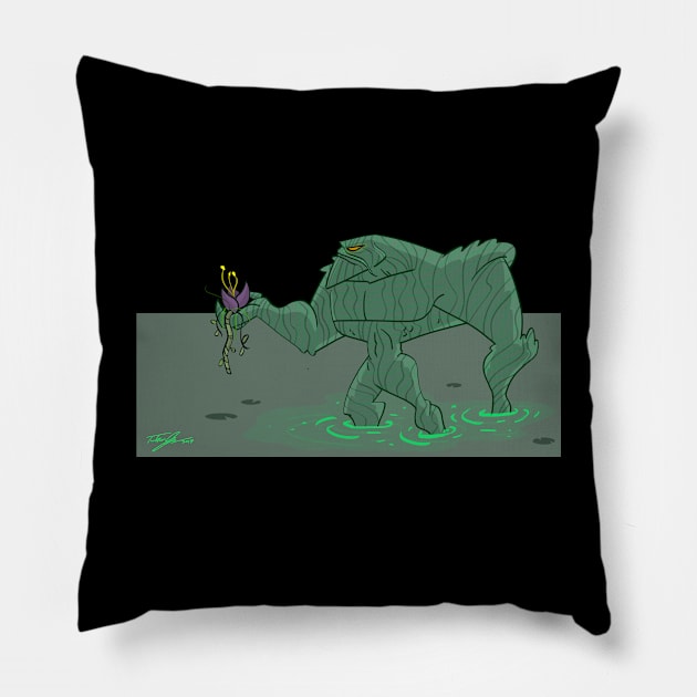 Swamp Thing Pillow by Tuckerjoneson13