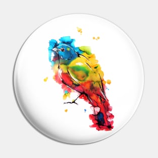 Painted Bunting Pin