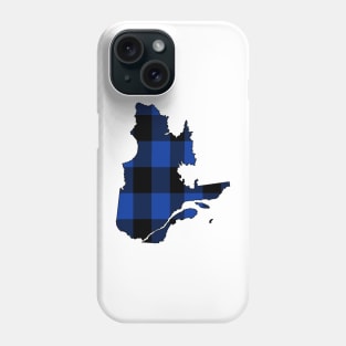 Quebec in Blue Plaid Phone Case