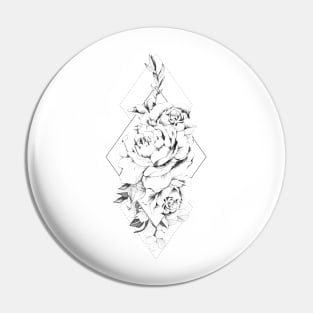 White Rose Pin