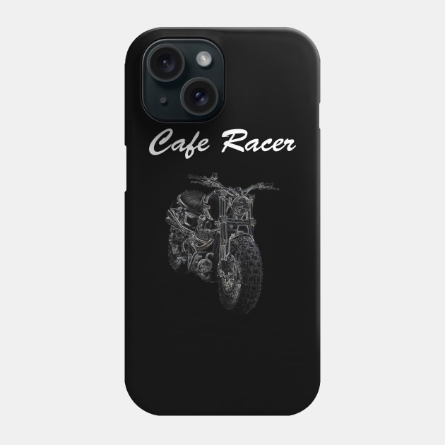 Cafe Racer Motor Bike Phone Case by JFK KARZ